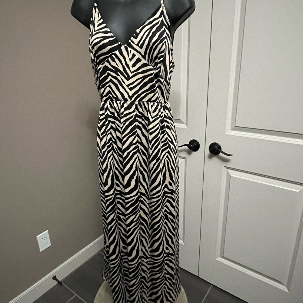 3 for $30 Chic Zebra Print Maxi Dress